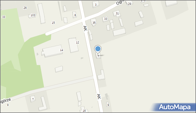 Somianka, Armii Krajowej, 7, mapa Somianka