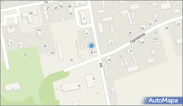 Somianka, Armii Krajowej, 8, mapa Somianka