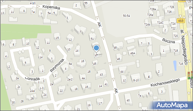 Sopot, Armii Krajowej, 47, mapa Sopotu