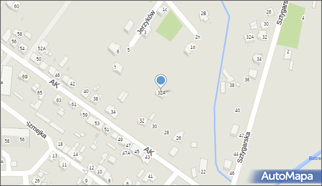 Sosnowiec, Armii Krajowej, 32A, mapa Sosnowca