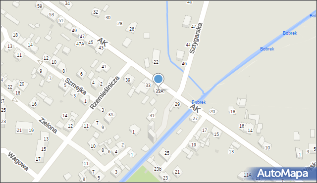 Sosnowiec, Armii Krajowej, 33A, mapa Sosnowca