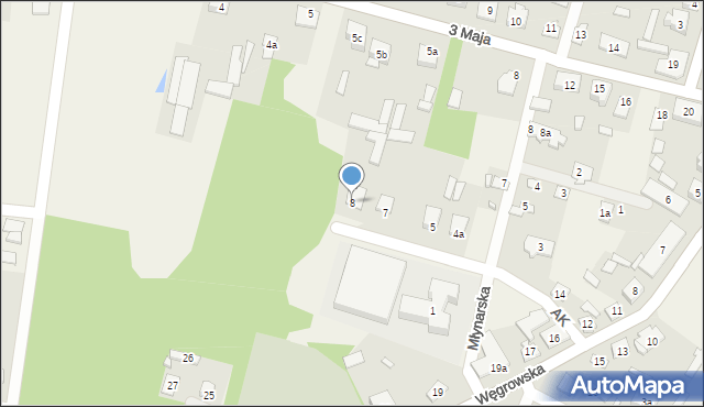 Stoczek, Armii Krajowej, 8, mapa Stoczek