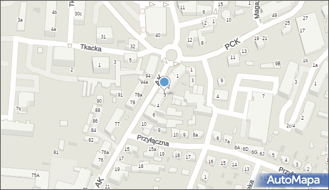 Sulechów, Armii Krajowej, 3, mapa Sulechów