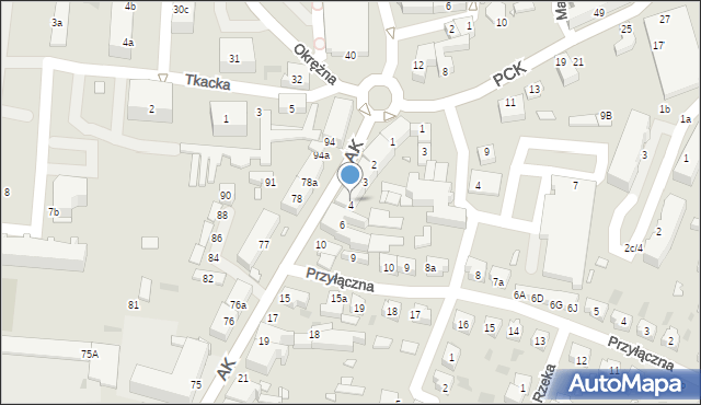 Sulechów, Armii Krajowej, 5, mapa Sulechów