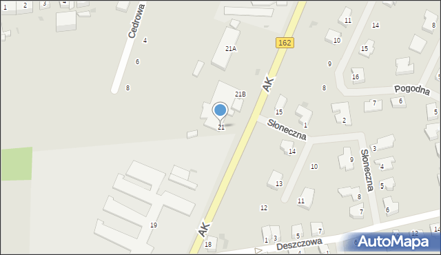 Świdwin, Armii Krajowej, 21, mapa Świdwin