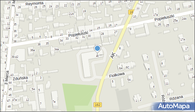 Świdwin, Armii Krajowej, 4c, mapa Świdwin