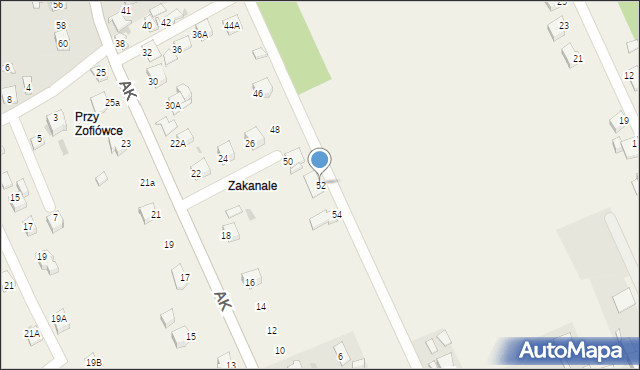 Szewna, Armii Krajowej, 52, mapa Szewna