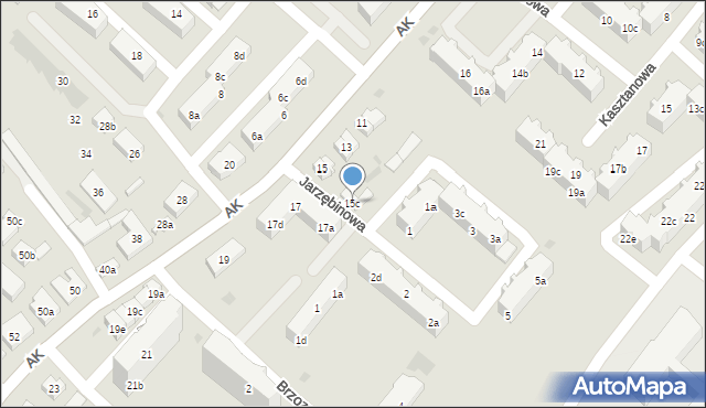 Tczew, Armii Krajowej, 15c, mapa Tczew