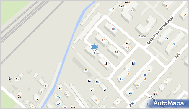 Tczew, Armii Krajowej, 16b, mapa Tczew