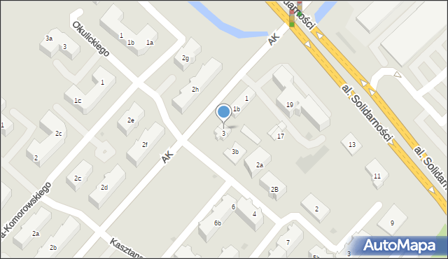 Tczew, Armii Krajowej, 3a, mapa Tczew