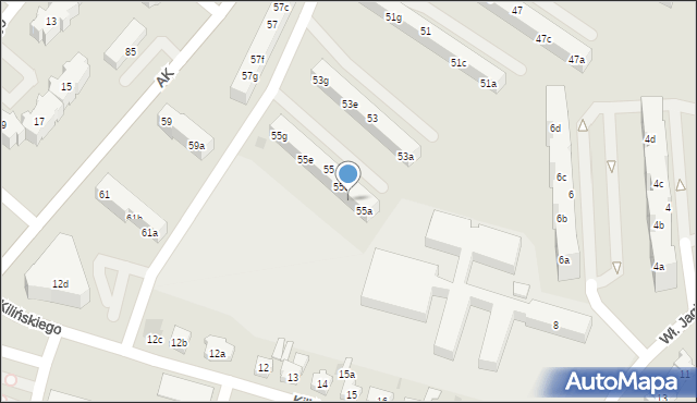 Tczew, Armii Krajowej, 55b, mapa Tczew