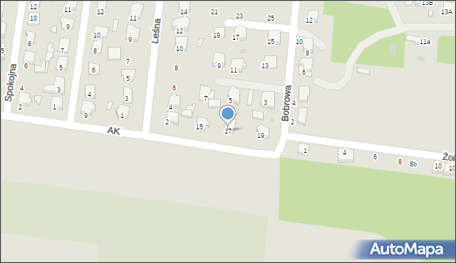 Tłuszcz, Armii Krajowej, 17, mapa Tłuszcz