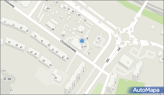 Tychy, Armii Krajowej, 2, mapa Tychów