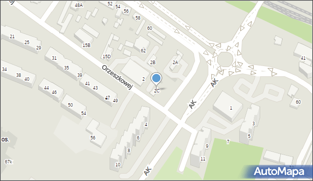 Tychy, Armii Krajowej, 2C, mapa Tychów