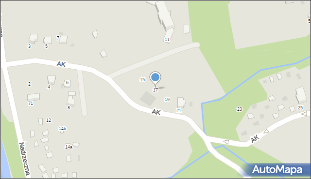 Ustroń, Armii Krajowej, 17, mapa Ustroń