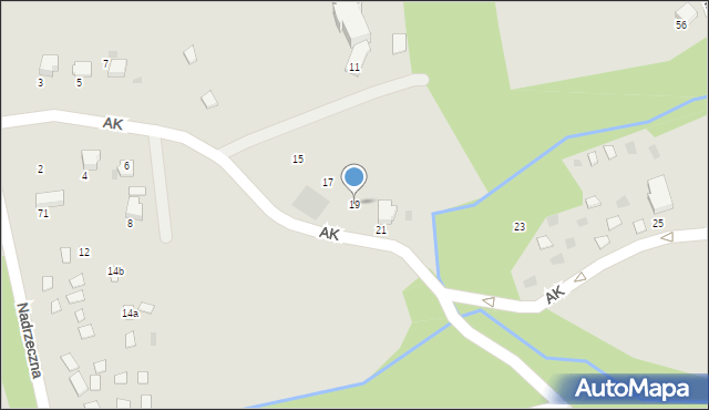 Ustroń, Armii Krajowej, 19, mapa Ustroń