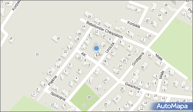 Wieliczka, Armii Krajowej, 5, mapa Wieliczka