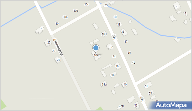 Wiskitki, Armii Krajowej, 30A, mapa Wiskitki