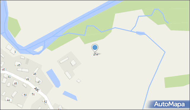 Wolica, Armii Krajowej, 47A, mapa Wolica