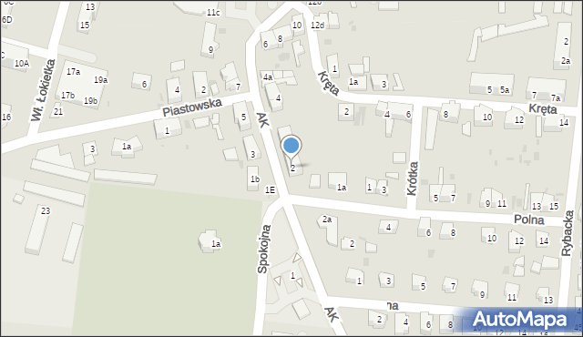 Żarów, Armii Krajowej, 2, mapa Żarów