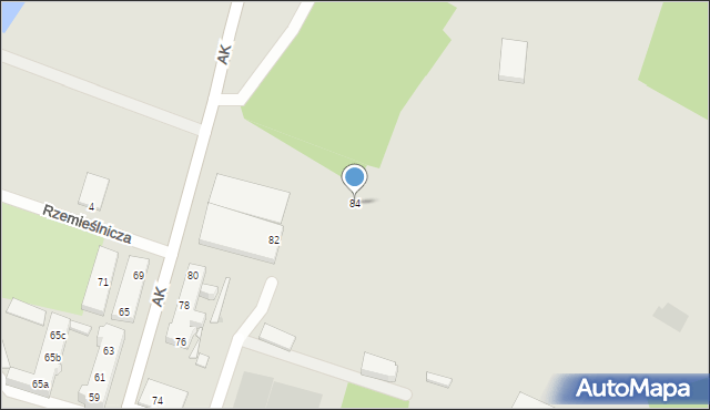 Żarów, Armii Krajowej, 84, mapa Żarów