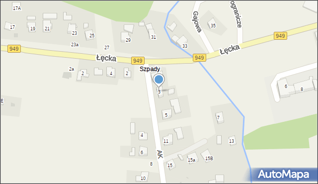 Zasole, Armii Krajowej, 3, mapa Zasole