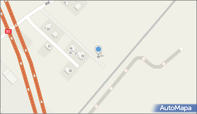 Żukowo, Armii Krajowej, 6d, mapa Żukowo