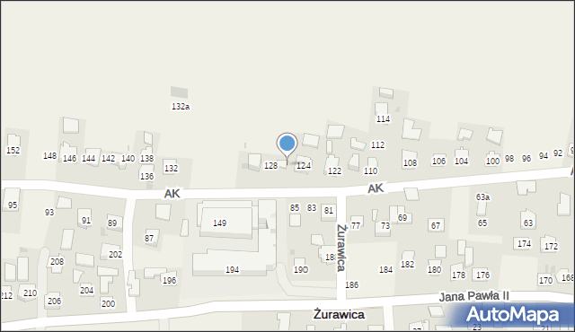 Żurawica, Armii Krajowej, 126, mapa Żurawica