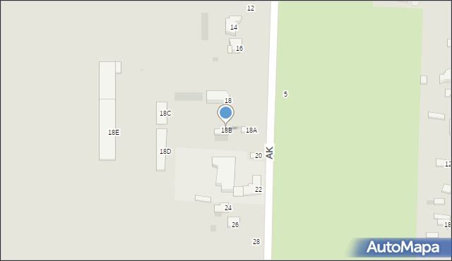Zwoleń, Armii Krajowej, 18B, mapa Zwoleń