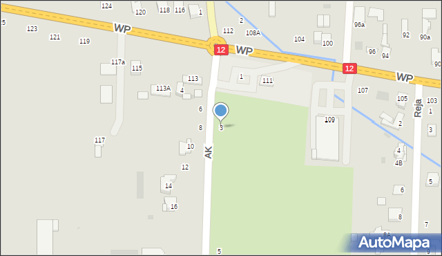 Zwoleń, Armii Krajowej, 3, mapa Zwoleń