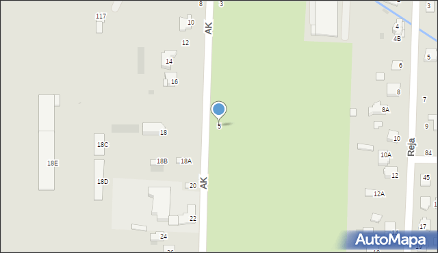 Zwoleń, Armii Krajowej, 5, mapa Zwoleń