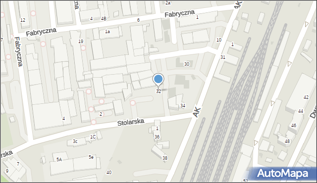 Żywiec, Armii Krajowej, 32, mapa Żywiec