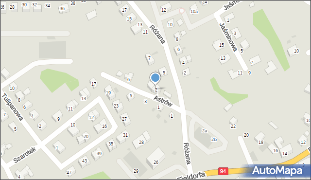 Bolesławiec, Astrów, 2, mapa Bolesławca