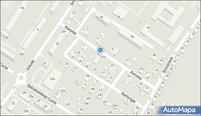 Iława, Asnyka Adama, 8, mapa Iława