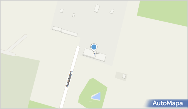 Jasieniec, Asfaltowa, 2, mapa Jasieniec