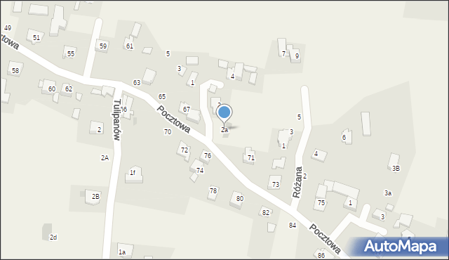 Jawiszowice, Astrów, 2a, mapa Jawiszowice