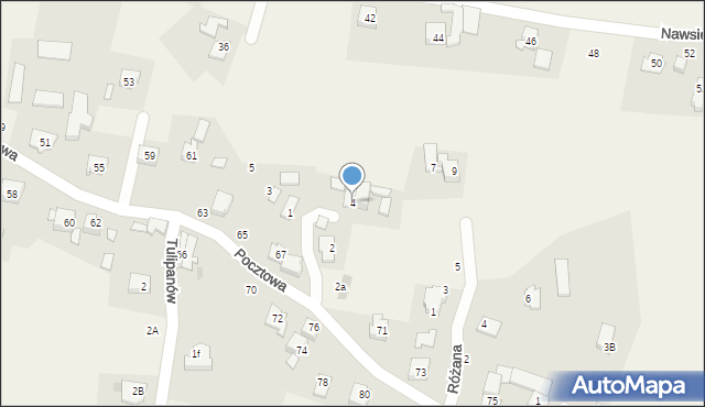 Jawiszowice, Astrów, 4, mapa Jawiszowice
