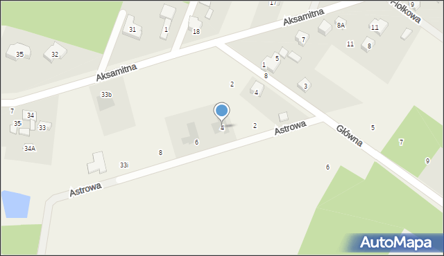 Kalonka, Astrowa, 4, mapa Kalonka