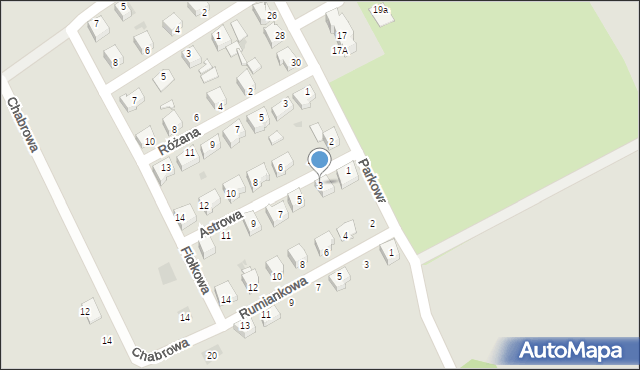 Kamieniec Ząbkowicki, Astrowa, 3, mapa Kamieniec Ząbkowicki