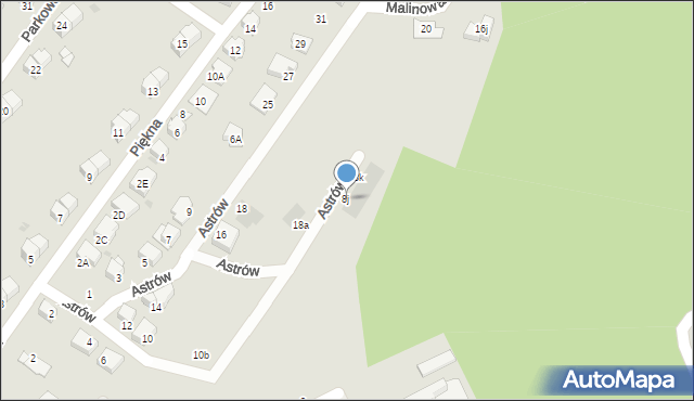 Kędzierzyn-Koźle, Astrów, 8j, mapa Kędzierzyna-Koźle