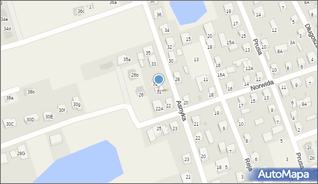 Kleosin, Asnyka Adama, 31, mapa Kleosin