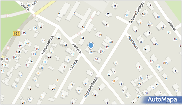 Kobyłka, Asnyka Adama, 16, mapa Kobyłka