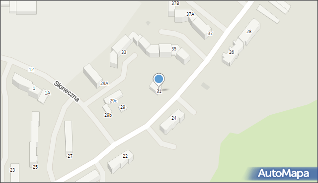 Lidzbark Warmiński, Astronomów, 31, mapa Lidzbark Warmiński