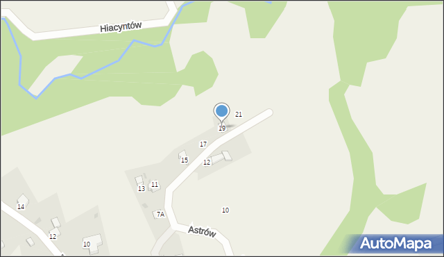 Lipowa, Astrów, 19, mapa Lipowa