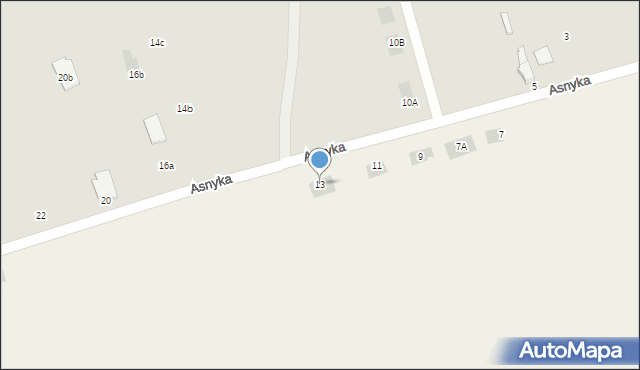 Nowogard, Asnyka Adama, 13, mapa Nowogard