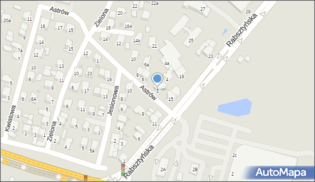 Olkusz, Astrów, 2, mapa Olkusz