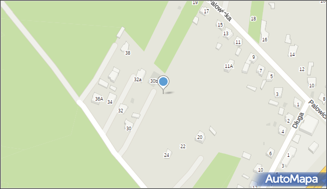 Orzesze, Asnyka Adama, 28c, mapa Orzesze