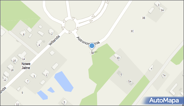 Ostrowik, Astronomiczna, 2, mapa Ostrowik