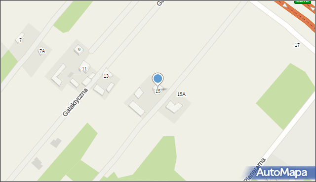 Ostrowik, Astronomiczna, 36, mapa Ostrowik