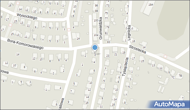 Prudnik, Asnyka Adama, 2, mapa Prudnik